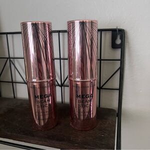 Revolution Mega Beam Stick Face and Body Highlighter Rose Gold set of 2
